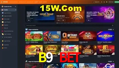 Biblioteca de slots populares na B9 Bet